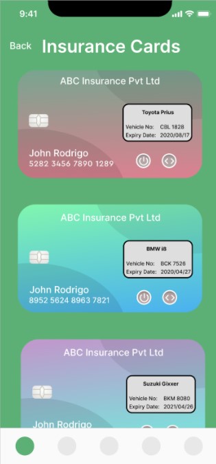 insurance card insurance card